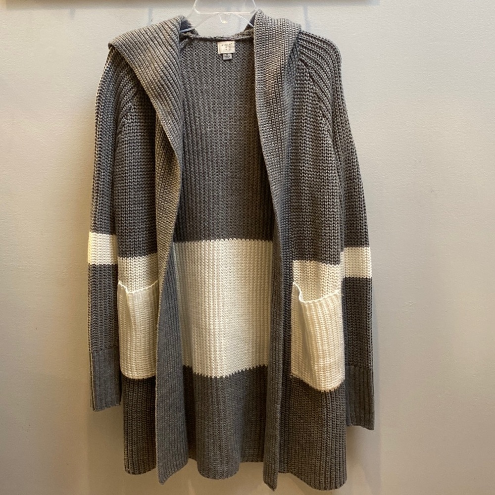 Womens size M A New Day Hooded Cardigan NWOT